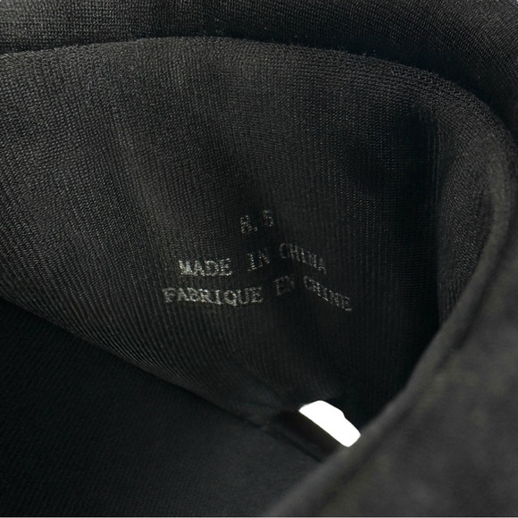 Jeffrey Campbell Txt Me Black Neoprene Platform Slide Sandals Slides sz 8.5 - Picture 9 of 10